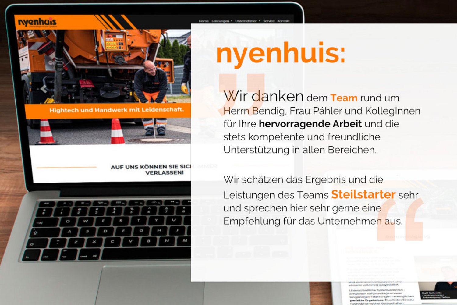 Empfehlung von Nyenhuis Umweltservice GmbH